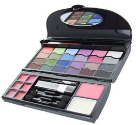 img 3 attached to 💄 Enhance Your Look with ETA 34 Runway Colors Complete Makeover Kit - Includes Brushes, Eye Pencil, and Mirror (2.4 oz)