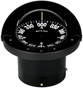 img 4 attached to 🧭 4.5" Black Flush Mount Compass - Reliable Navigation Tool