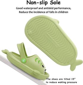 img 1 attached to 🩴 Stylish Lightweight Sandals: Cartoon Non Slip Slippers for Boys - Clogs & Mules