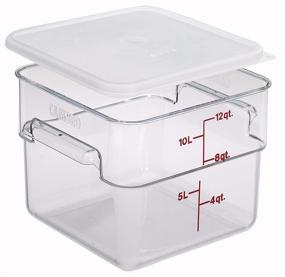 img 3 attached to 🔄 Контейнер Cambro 12 квартовый , квадратный, прозрачный - 12SFSCW135