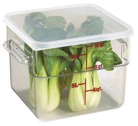 img 2 attached to 🔄 Контейнер Cambro 12 квартовый , квадратный, прозрачный - 12SFSCW135