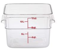 🔄 cambro 12 quart clear square container - 12sfscw135 logo