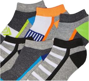 img 3 attached to Six-Pack Jefferies Socks Boys' Sporty Athletic Low Cut Half Cushion Socks