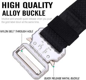 img 2 attached to Tactical Webbing Adjustable Military Release Men's Accessories