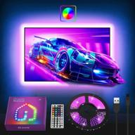 enhance your viewing experience with 9.8ft rgb led strip lights for tv логотип