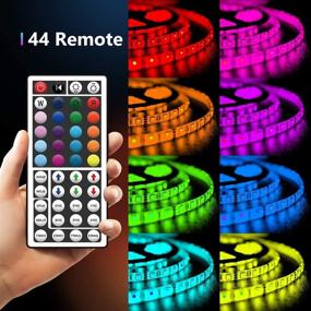 img 3 attached to Enhance Your Viewing Experience with 9.8Ft RGB LED Strip Lights for TV