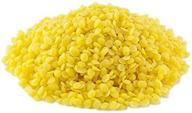 🐝 premium quality yellow beeswax pellets, cosmetic grade - 1 pound (16 oz) logo