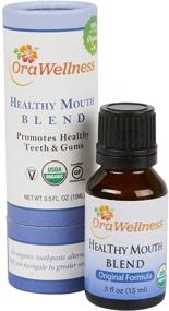 img 4 attached to OraWellness Organic Toothpaste & Mouthwash Alternative - Healthy Mouth Blend Tooth Oil, Natural Rinse for Teeth & Gums - Women, Men, Kids - 1 Pack