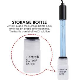 img 1 attached to 🔬 Highly Accurate &amp; Fast Combination pH Electrode with Long BNC Connector Cable &amp; Calibration Powder, Wide 0~14 pH Measurement Range for Sea Water and Acid Rain