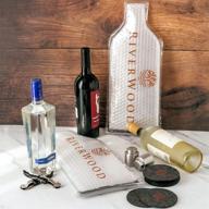 🍷 travel wine bags with enhanced security locks for reusable bottle protection and sleeves логотип