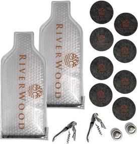 img 3 attached to 🍷 Travel Wine Bags with Enhanced Security Locks for Reusable Bottle Protection and Sleeves