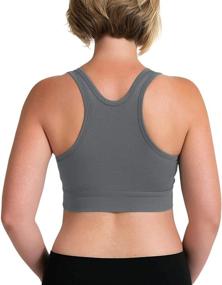 img 2 attached to 🤱 Maternity/Breastfeeding Sleep Bra by Kindred Bravely: French Terry Racerback Design