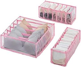 img 3 attached to Adocfan Underwear Organizer Boxes Breathable Dormitory