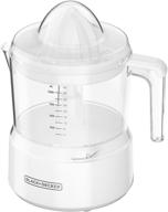 black+decker cj650w citrus juicer - 32oz capacity, white - efficient small juicing appliance логотип