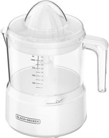 img 4 attached to BLACK+DECKER CJ650W Citrus Juicer - 32oz Capacity, White - Efficient Small Juicing Appliance