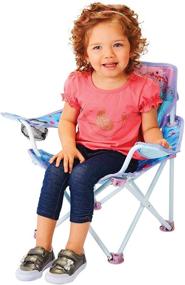 img 2 attached to 🪑 Child-friendly Portable Folding Camp Chair - Jakks Pacific Disney Frozen 2 Edition