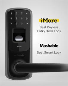 img 3 attached to 🔐 ULTRALOQ UL3 BT (2nd Gen) Smart Lock: Enhanced 5-in-1 Keyless Entry Electronic Door Handle in Sleek Black Design