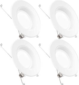 img 4 attached to 🔆 Sunco Lighting 4 Pack 5/6 Inch LED Recessed Downlight: Efficient Industrial Electrical Solution