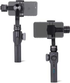 img 1 attached to Zhiyun Smooth 4 [Official] Black Handheld Smartphone Gimbal with Tripod (Enhanced SEO)