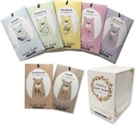 🌸 liffly 14-packs scented sachets for drawers and closets - lavender, rose, jasmine, ocean, vanilla, sandalwood, gardenia - 7 unique scents логотип