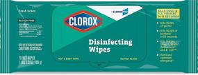 img 4 attached to CloroxPro Disinfecting Wipes Bleach Free Fresh