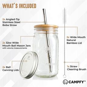 img 3 attached to CAMPFY Reusable Boba Bubble Smoothie