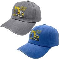 nvjui jufopl excavator baseball vintage boys' accessories in hats & caps logo