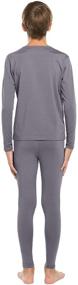 img 1 attached to 🔥 ViCherub Thermal Underwear Fleece Bottom: Ultimate Warmth for Boys' Comfort