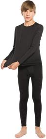 img 3 attached to 🔥 ViCherub Thermal Underwear Fleece Bottom: Ultimate Warmth for Boys' Comfort