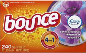 img 4 attached to 🌼 Febreze Scent Spring & Renewal Fabric Softener Dryer Sheets - Increase your Bounce! (240 Count)