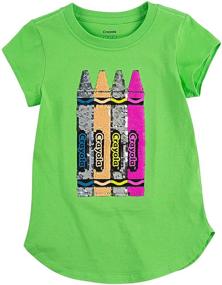 img 3 attached to Crayola Childrens Apparel Graphic Crewneck Girls' Clothing in Tops, Tees & Blouses