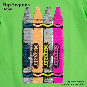 img 2 attached to Crayola Childrens Apparel Graphic Crewneck Girls' Clothing in Tops, Tees & Blouses