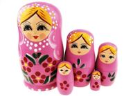 matryoshka babushka stacking hand painted birthday логотип