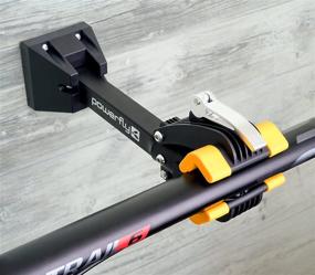 img 3 attached to 🚲 Powerfly Bike Repair Storage Stand - Convenient Wall-Mounted Foldable Maintenance Rack for Garage or Home Cycling Enthusiasts