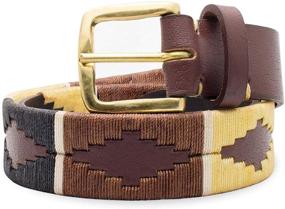 img 4 attached to 👖 Gaucho Goods Handcrafted Desperado Belts for Stylish Men - Premium Quality Accessories