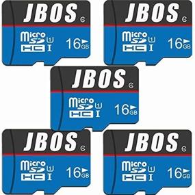 img 4 attached to 📷 JBOS 16ГБ карта Micro SD 5 штук - высокоскоростная память UHS-I C10 U1 - 5 штук карты Micro SDHC для смартфона, планшета, Bluetooth-динамика, ПК, дрона, камеры