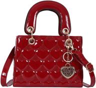 qiayime leather handbags shoulder crossbody logo