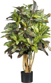 img 3 attached to 🌲 Realistic Green Artificial Trees - 36in, Lifelike and Natural Look