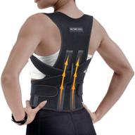 👍 posture corrector for women and men back brace: pain relief & improved posture support (small) логотип