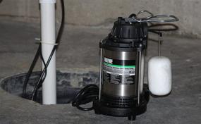 img 2 attached to 🔵 WAYNE CDU980E 0.75 HP Submersible Sump Pump - Cast Iron & Stainless Steel, Integrated Vertical Float Switch