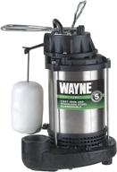 🔵 wayne cdu980e 0.75 hp submersible sump pump - cast iron & stainless steel, integrated vertical float switch логотип