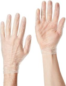 img 2 attached to Dynarex 2613 Large Safe-Touch Vinyl Exam Glove Powder Free - 100 Count