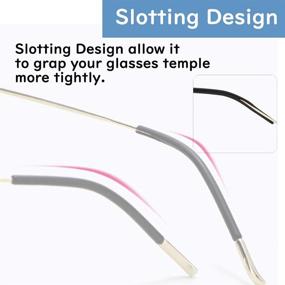 img 3 attached to Silicone Eyeglasses Anti Slip Retainer Sunglasses