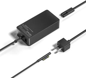 img 2 attached to ⚡️ 127W Surface Book Charger - High-Power Adapter for Surface Book 3, 2 & Pro Series (3-7, X), Surface Laptop, and Surface Go - Includes Extra USB Charging Port