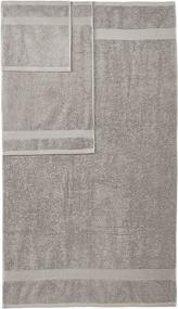 img 1 attached to 👍 Top-rated Amazon Basics 6-Piece Fade Resistant Towel Set - Ultimate Gray