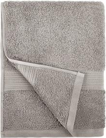 img 3 attached to 👍 Top-rated Amazon Basics 6-Piece Fade Resistant Towel Set - Ultimate Gray