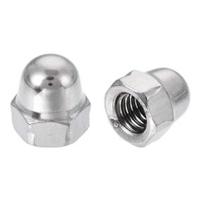 img 3 attached to 🔩 20Pcs uxcell M6 Thread Dia Dome Head 304 Stainless Steel Cap Acorn Hex Nuts: High-Quality Hardware for Secure Fastening