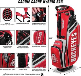 img 1 attached to Nebraska Cornhuskers Caddie Carry Hybrid