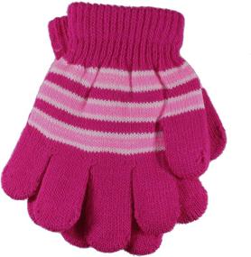 img 3 attached to 🧤 Wholesale Lot of 6-12 Pairs Gelante Knitted Magic Gloves for Toddlers and Children in Winter