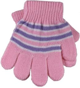 img 2 attached to 🧤 Wholesale Lot of 6-12 Pairs Gelante Knitted Magic Gloves for Toddlers and Children in Winter